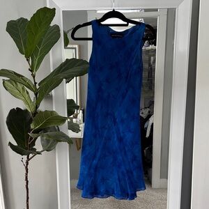 Vintage Jones New York Blue Sleeveless Dress